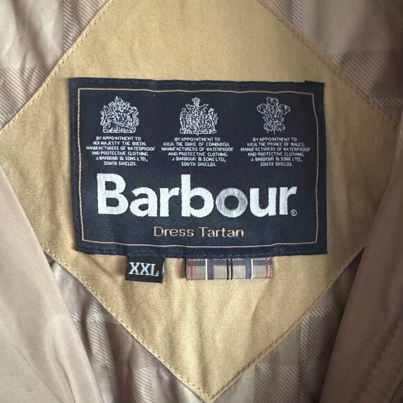 Barbour Men's Thurso Waterproof Detachable-Hood Jacket Tan Size XXL - Picture 4 of 10
